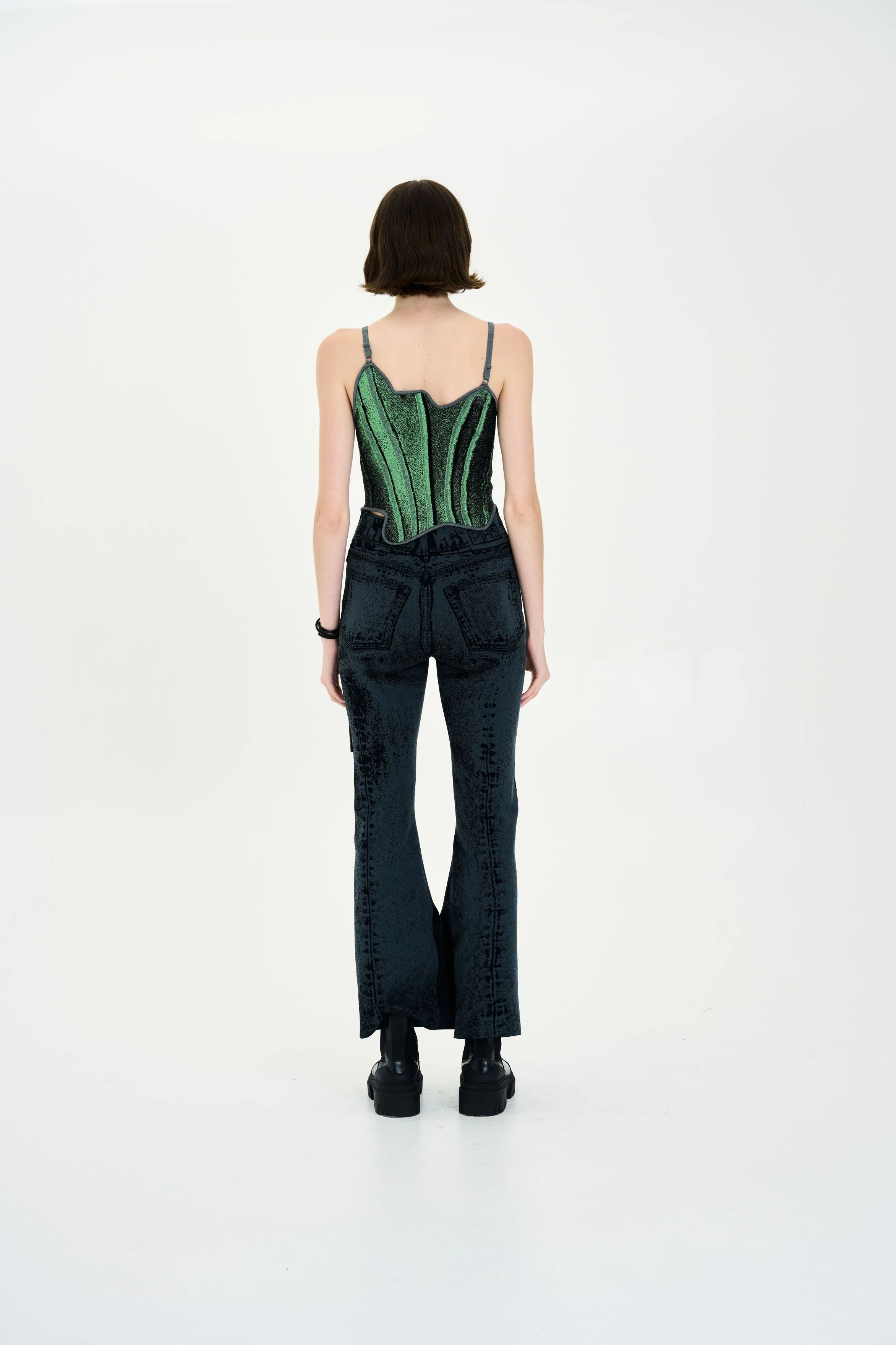 CAMELLIA DENIM PRINT TANK TOP - Image 3