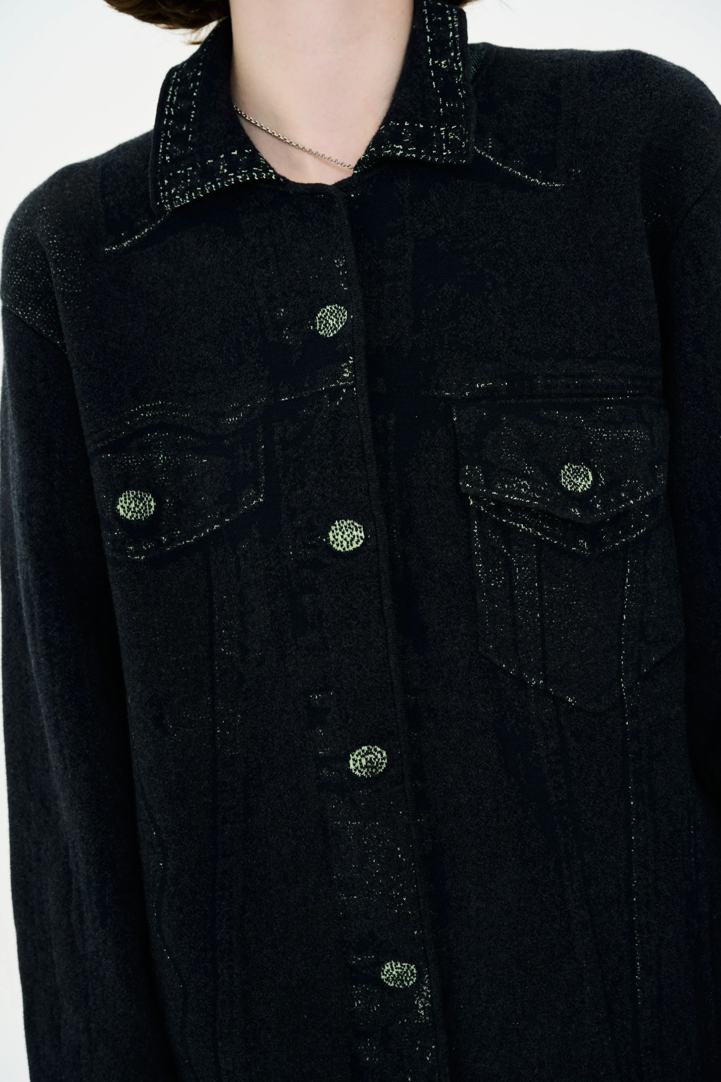HANA DENIM PRINT OVERSIZED JACKET - Image 6