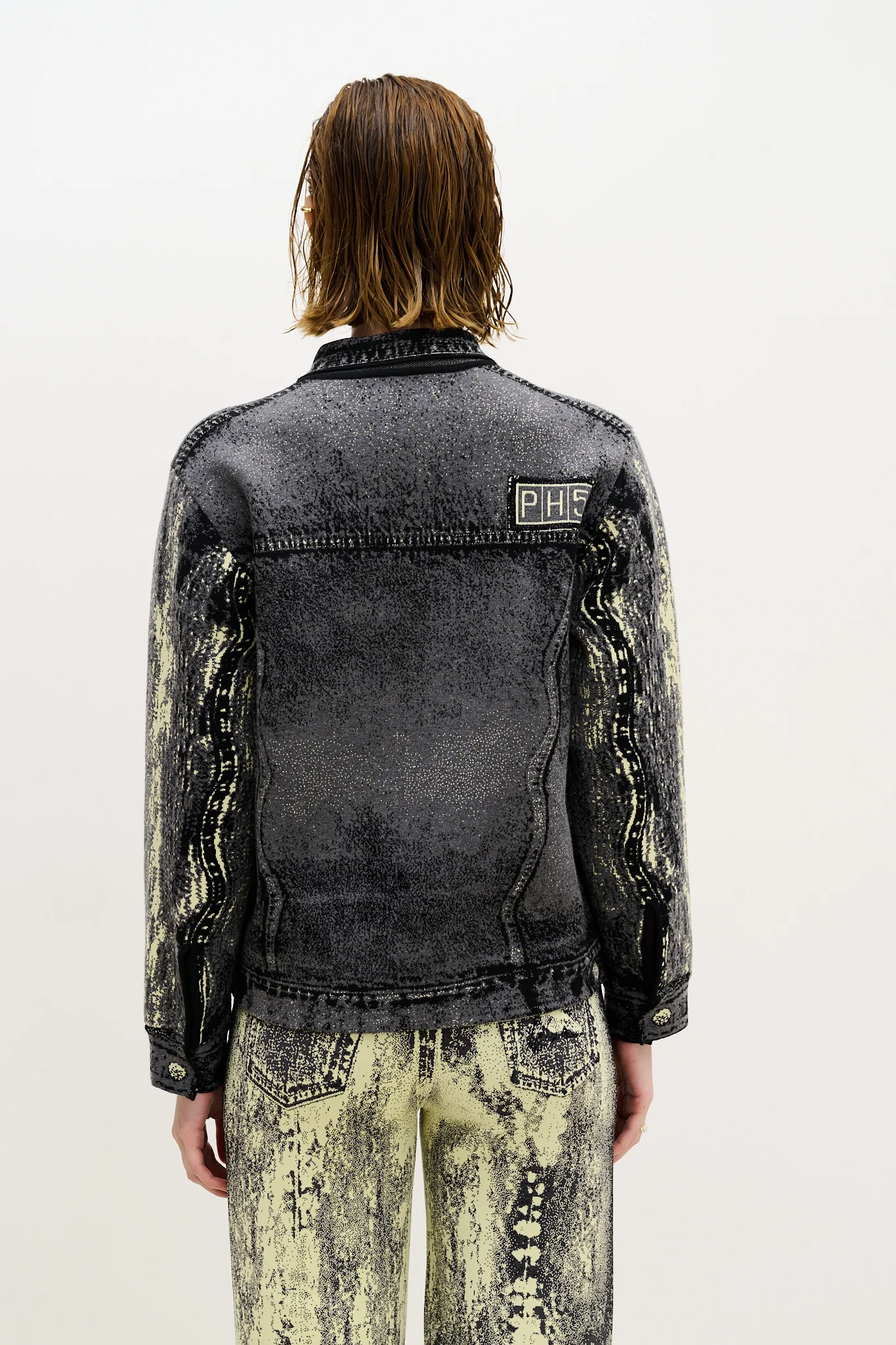 HANA DENIM PRINT OVERSIZED JACKET - Image 6