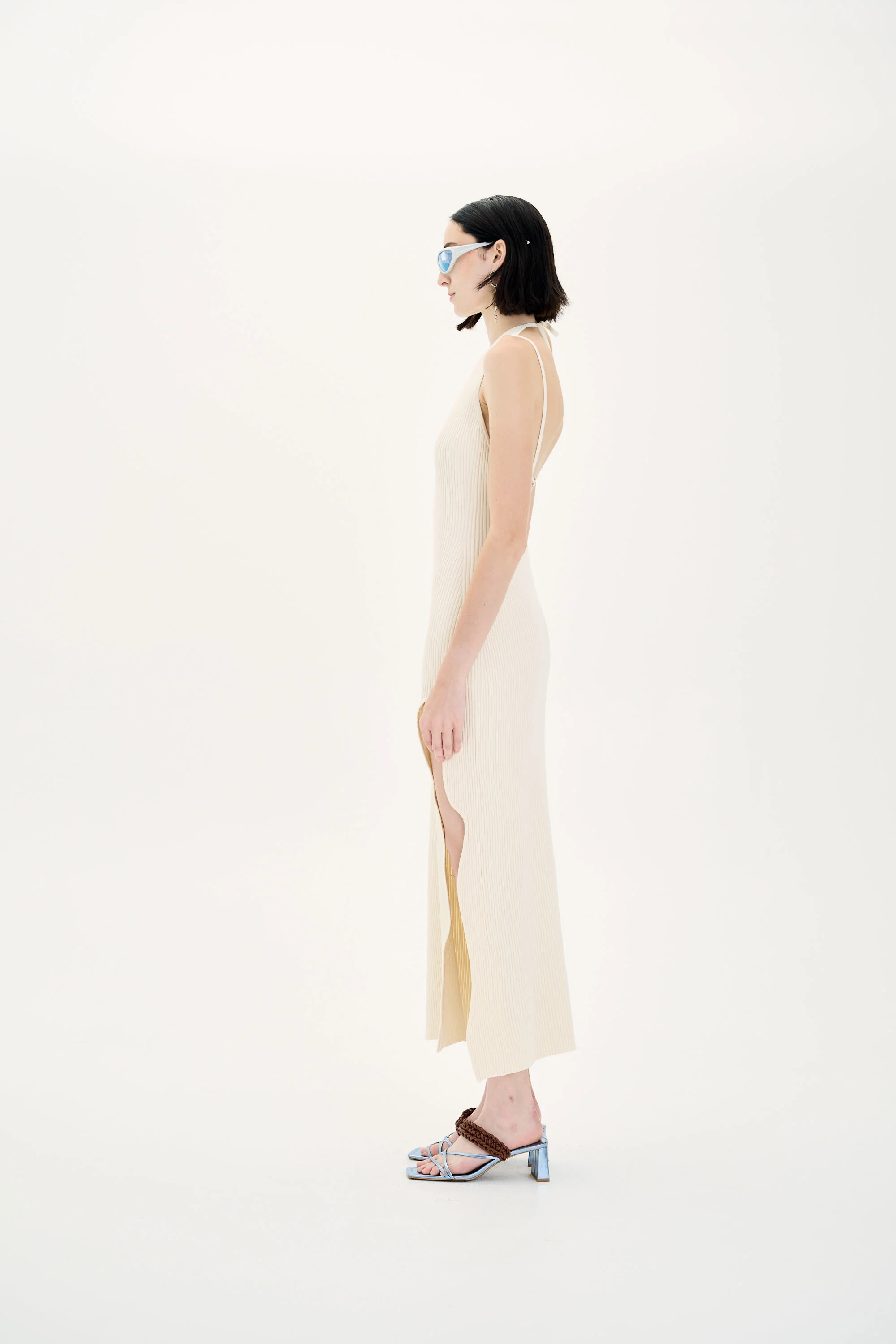 HANA UV REACTIVE LONG DRESS WITH OPEN BACK - Image 5