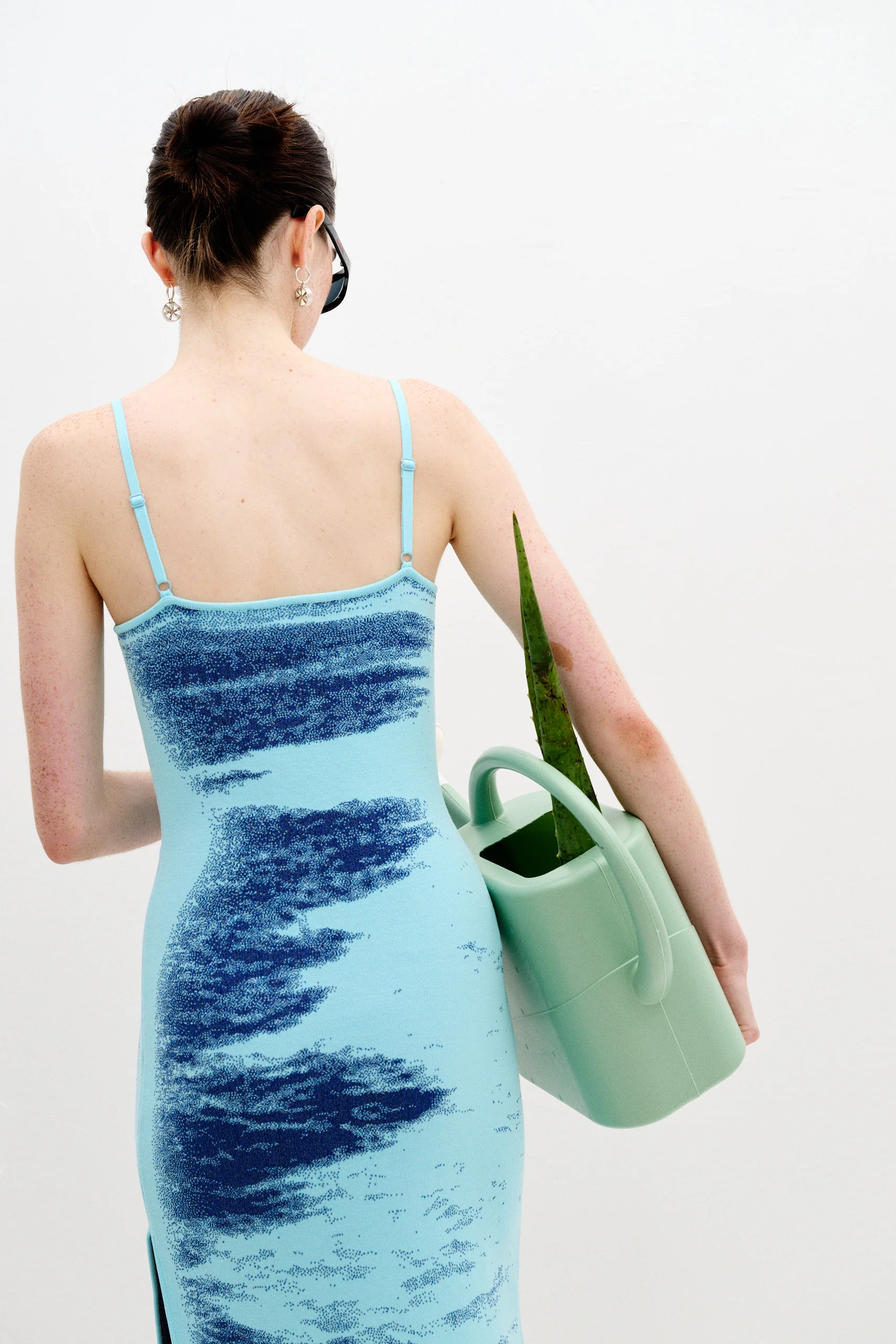 LILAC FLASH LIGHT REFLECTIVE WAVY DRESS - Image 6
