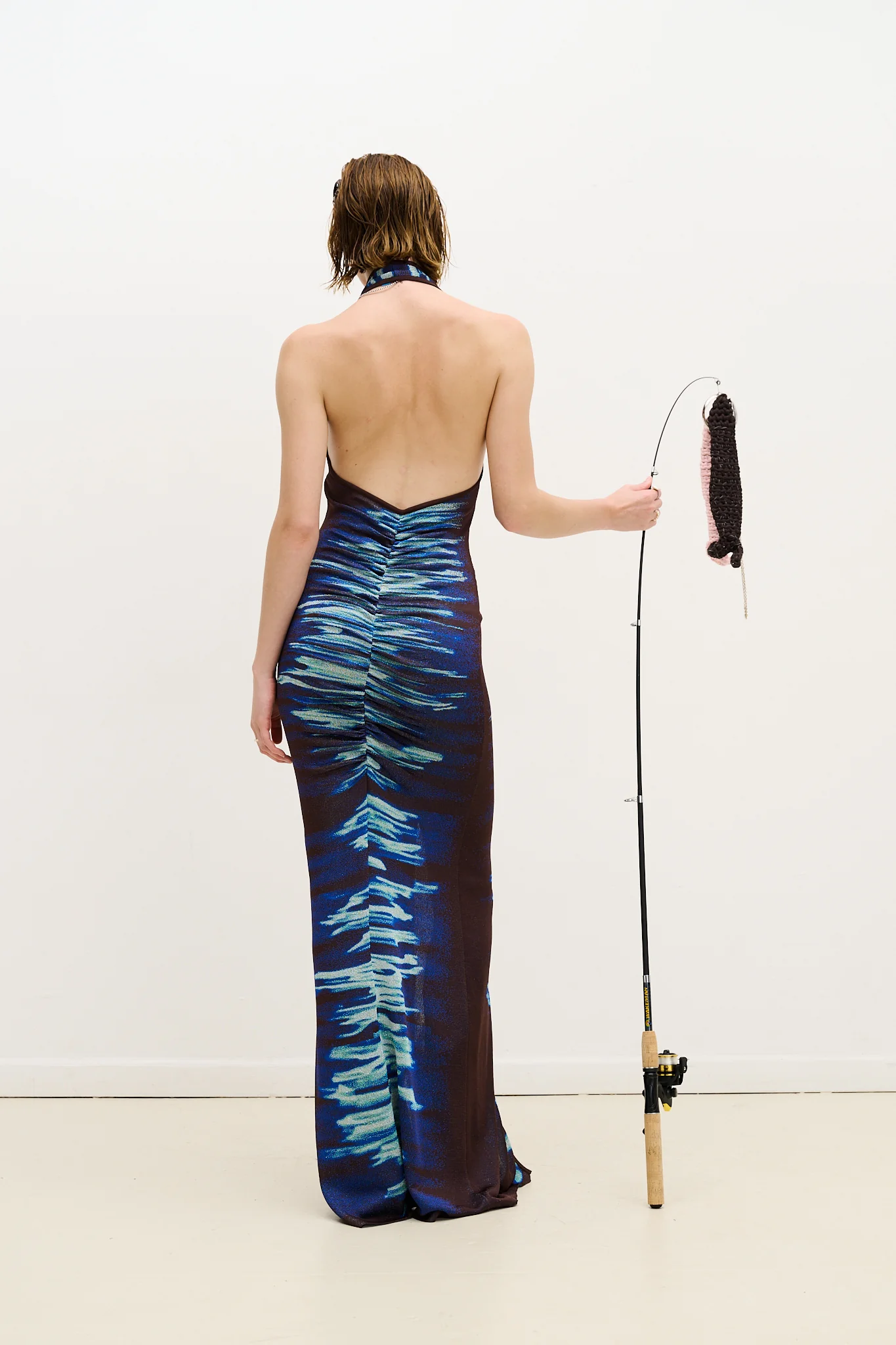 ROHU LAKE PRINT LONG DRESS - Image 4