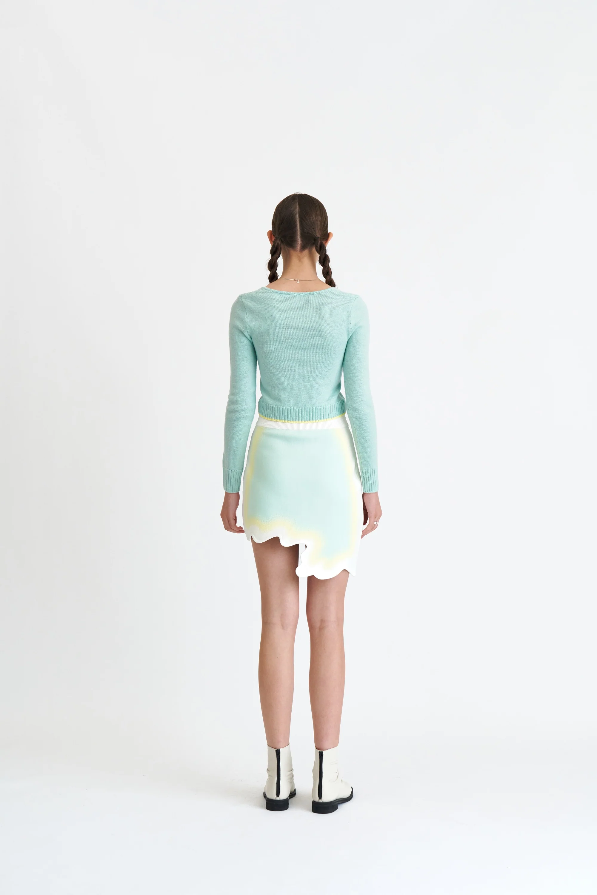 SALEM WAVY MINI SKIRT - Image 4