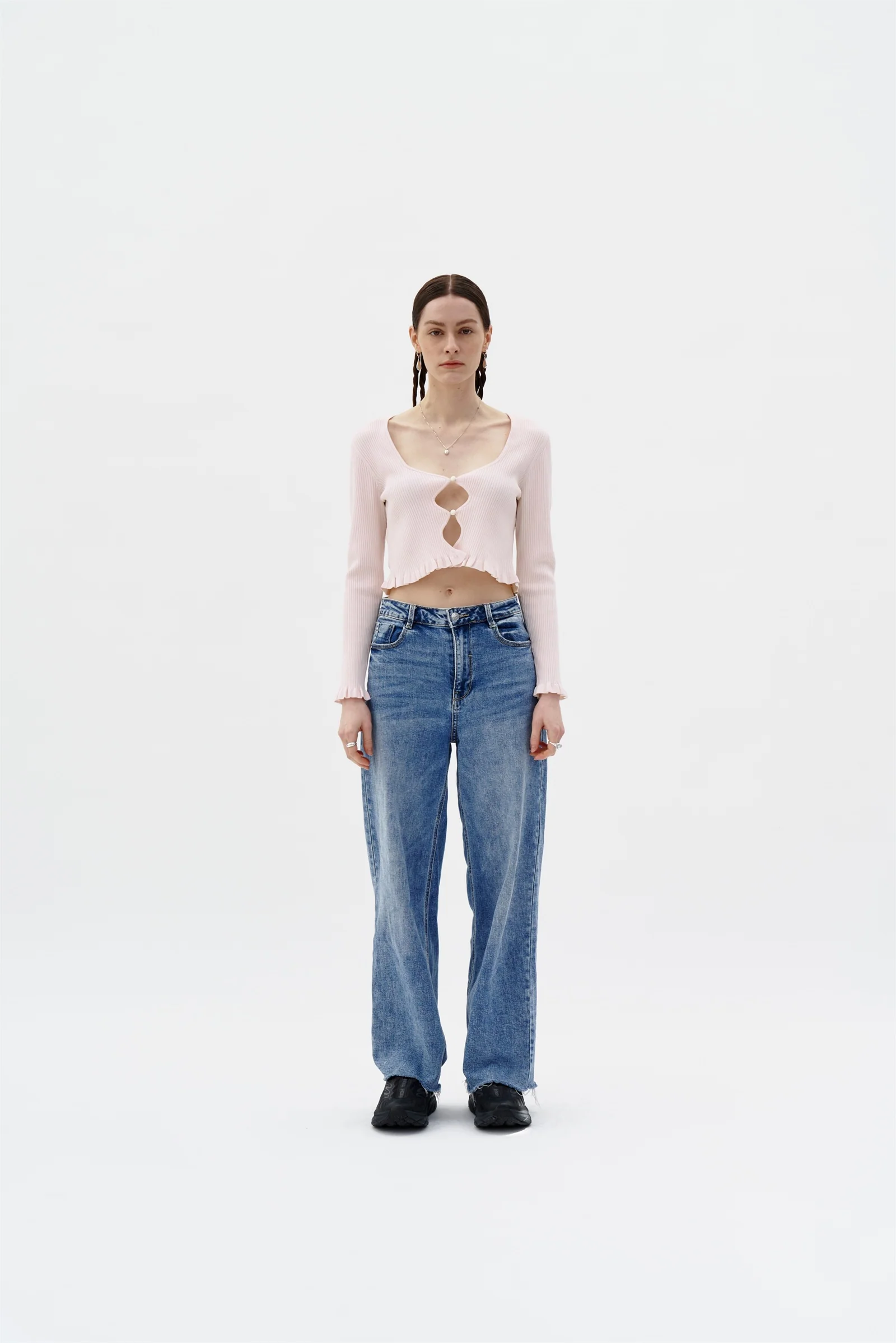 SANDY UV REACTIVE CROPPED CARDIGAN - Image 3